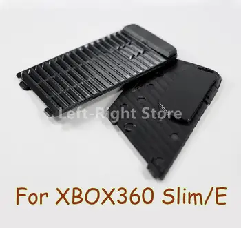 2 шт. для XBOX 360 E пластиковый корпус Черная крышка жесткого диска для Microsoft Xbox 360 Тонкая крышка жесткого диска