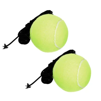 2 шт. Инструмент для игры в теннис на веревке Индивидуальная игрушка для тренировок на открытом воздухе Рикошет Шерстяной