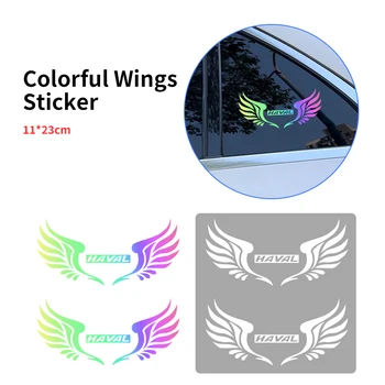 2шт Наклейки С Логотипом Автомобиля Creative Wings Водонепроницаемая Внутренняя Наклейка Для Great Wall Haval F7 H6 H2 H3 H5 H7 H8 H9 M4 F7X F7H H2S Jo
