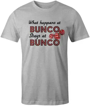 9 Коронных Футболок Bunco Dice Game Night Забавная Графическая Рубашка