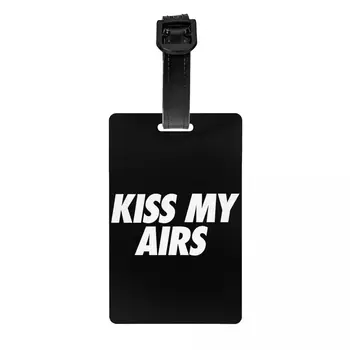 Багажная бирка Kiss My Airs для чемоданов Privacy Cover Name Удостоверение личности