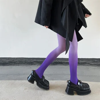 Весенне-летняя бархатная индивидуальность Постепенно меняется С черных носков на серые, цветные Чулки (тонкие), утягивающие колготки
