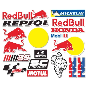 Гоночные наклейки Red Bull с логотипом Honda F1 Ktm