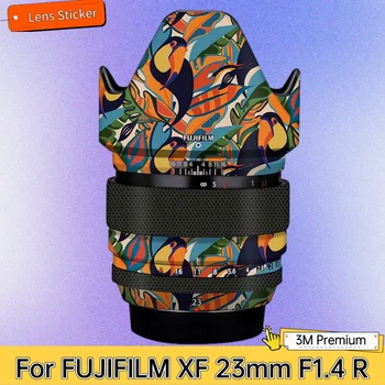 Для FUJIFILM XF 23mm F1.4 R Наклейка на объектив Защитная Наклейка на кожу Виниловая Оберточная Пленка Против Царапин Защитное покрытие XF23 1.4R