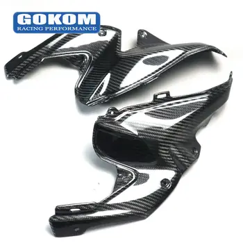 Запчасти для гоночных мотоциклов Gokom, передняя боковая панель из углеродного волокна, обтекатель бака (боковые части) для Kawasaki Z900 2020+