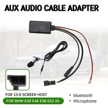 кабель-адаптер Bluetooth Aux-приемника с Микрофоном для BMW E46 E39 E53 X5 2002-2006 для Интерфейса Аудиоголовки с Большим экраном 16:9