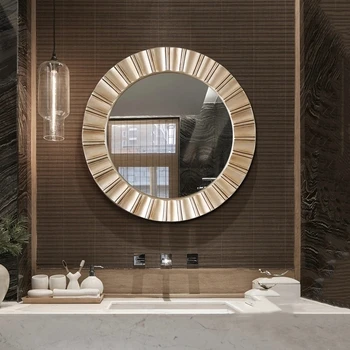 Классический европейский стиль, зеркало для ванной, декор стен, украшения для гостиной