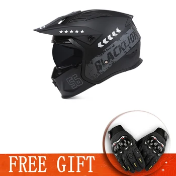 Комбинированный Съемный подбородок Профессиональный Персонализированный шлем для грязевого велосипеда Бесплатные подарки Крепление для камеры Гоночный шлем Casco Moto Scorpion