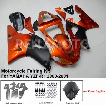Комплект мотоциклетных обтекателей Обвес Пластик для YAMAHA YZF-R1 YZF R1 2000-2001 Аксессуары для литья под давлением Кузов Y1001-102a