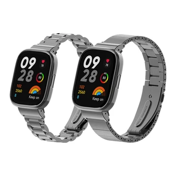 Металлический Защитный чехол для браслета Ремешок для часов Redmi Watch 3 Ремешок из нержавеющей Стали для Xiaomi Redmi Watch 3 Накладки на Браслеты