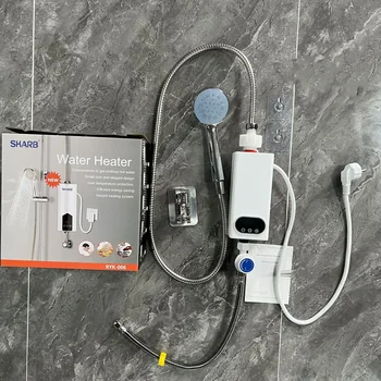 Мини-водонагреватель без бака Термостатическая система отопления для стирки с цифровым дисплеем для домашней кухни Ванной комнаты