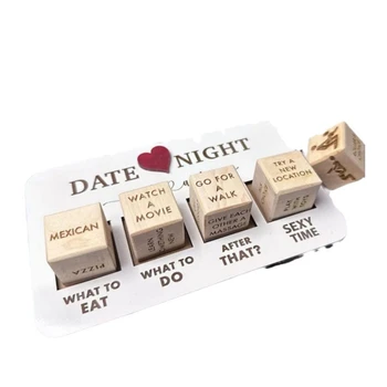 Набор игральных костей Date Night Dice After Dark Edition Date Night Dice для супружеских пар Прочный B