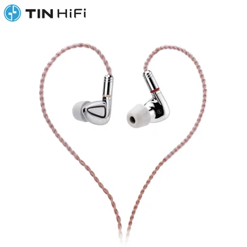 Наушники-вкладыши TINHiFi P1PLUS Hifi с 10 мм плоской диафрагмой и съемными наушниками-кабелями MMCX