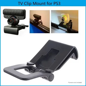 Новый черный кронштейн для телевизора, Регулируемый держатель, подставка для Sony Playstation 3 PS3, Контроллер перемещения, камера для глаз, Оптовая продажа
