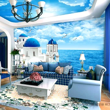 обои beibehang на заказ, трехмерная большая фреска, романтическая спальня, гостиная, диван, фотообои 3d