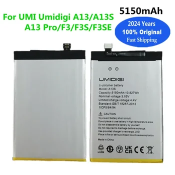 Оригинальный Аккумулятор 2024 Года Для UMI Umidigi A13S A13/A13 Pro F3 F3S F3SE Bateria 5150mAh Сменный Аккумулятор Для Телефона В наличии