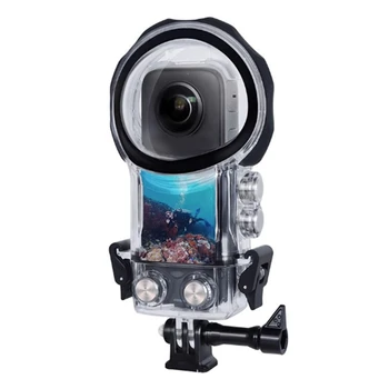 Подводная Защитная Оболочка Водонепроницаемый Чехол Для Insta360x3 Diving Shell 50M Аксессуары Для Панорамной Камеры Движения