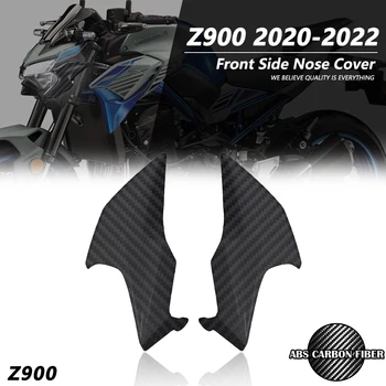 Подходит для Kawasaki Z900 2020-2022 Боковая Отделка Бензобака Вставка Панели Крышки Обтекатель Защита Капота Z 900 Аксессуары Двигатель Из Углеродного Волокна