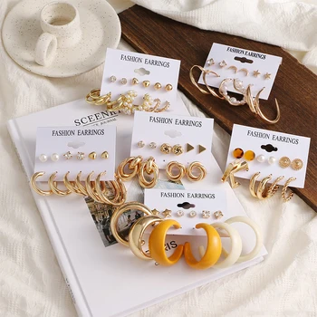 Позолоченные серьги-кольца с закручивающимися бабочками для женщин, Полые Висячие серьги, Металлические серьги-гвоздики, Модные ювелирные изделия