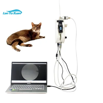 Портативный ручной видеоотоскоп жесткая ветеринарная Эндоскопическая Система CCD системный блок эндоскопии камера с источником света