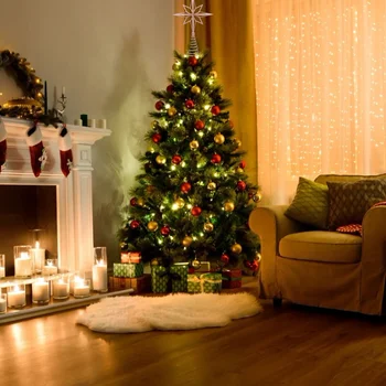 Принадлежности для рождественских украшений Верхушка рождественской елки Праздничный декор на верхушке дерева