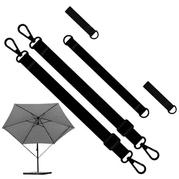 Ремешок для галстука для зонтика для патио, Ветрозащитный Зонтик, Фиксированный ремешок Для галстука, Регулируемый Сверхлегкий Ремешок для зонтика, Аксессуары для кемпинга на открытом воздухе
