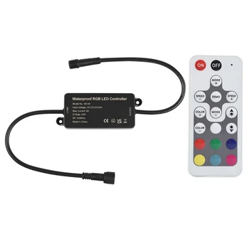 Светодиодный контроллер RGB с диммером, светодиодный контроллер ABS, красочная светодиодная подсветка RGB со световой полосой, регулятор яркости лампы