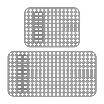 Силиконовый протектор для раковины, термостойкий противоскользящий коврик для раковины, портативный многоразовый защитный коврик для кухонной прямоугольной раковины