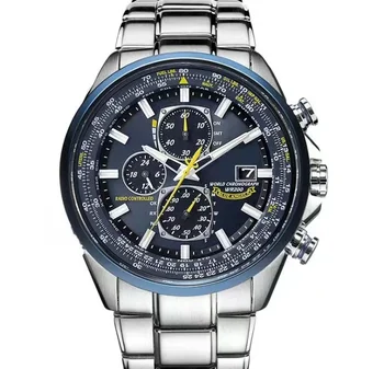 Спортивные часы Кожаные повседневные деловые Ретро наручные часы мужские часы Blue Angel Мужские часы WISH Модные поясные кварцевые часы