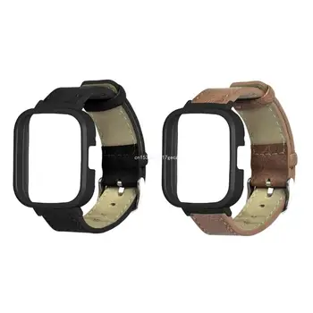 Спортивный ремешок для Redmi Watch 3 с защитным чехлом, мужской женский ремешок из мягкой кожи, прямая поставка