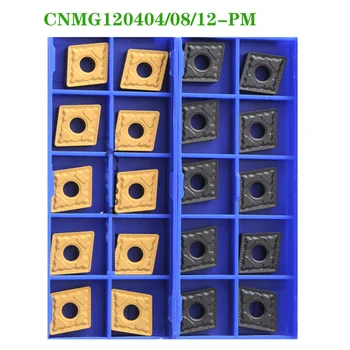Твердосплавные пластины CNMG120404 CNMG120408 CNMG120412 PM YBC251 YBC252 Оригинальный Токарный инструмент для токарной обработки металла с ЧПУ CNMG для стали