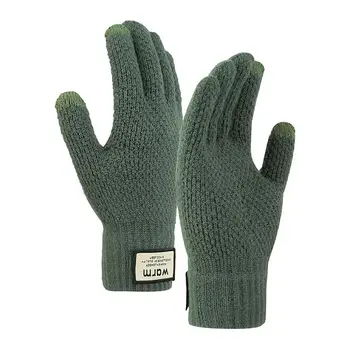 Теплые зимние перчатки Женские перчатки для рук Мягкие ветрозащитные теплые перчатки для бега Тепловая защита рук для вождения лыжного спорта Прямая поставка