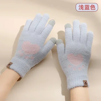 Термальные лыжные перчатки, перчатки для бега с улучшенным сенсорным экраном на кончиках пальцев, мужские и женские