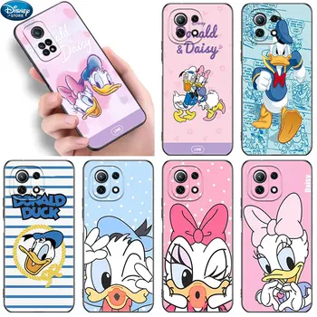 Чехол Disney Donald And Daisy Duck Для Xiaomi Mi 12 11 Lite NE 11i 11T 12S 12X F1 POCO C40 X4 X3 NFC GT F3 M3 M4 Pro Черный Чехол