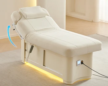 Электрическая косметическая кровать для медицинского массажа, латексная спа-кровать для физиотерапии